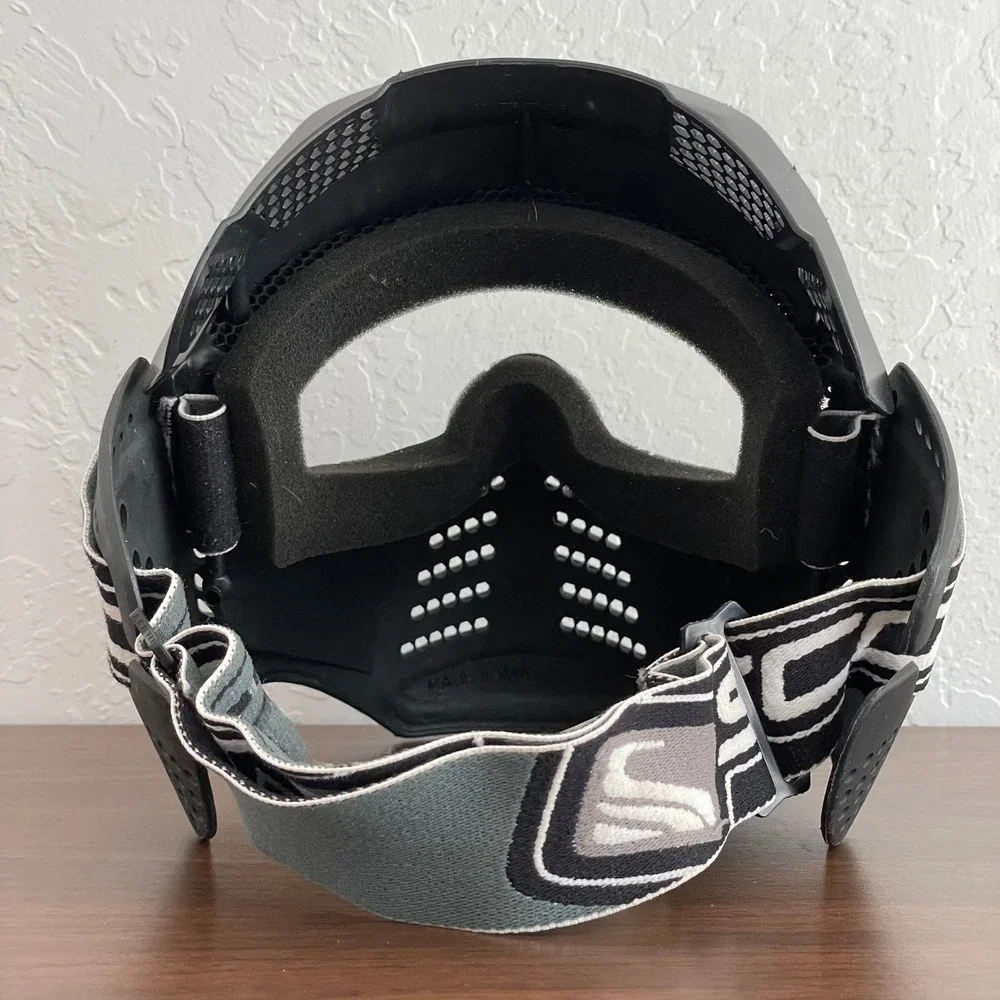 SCOTT Paintball Mask Black Full Face Protection with Visor made in‎ USA AirSoft